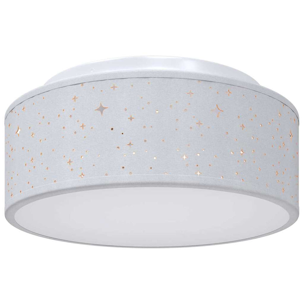 Vidaxl plafonnière met schijnwerpers grijs 30 x 30 x 13,5 cm stof