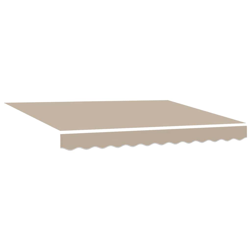 Vidaxl vervangingsdoek voor zonnescherm beige 330 x 245 cm polyester