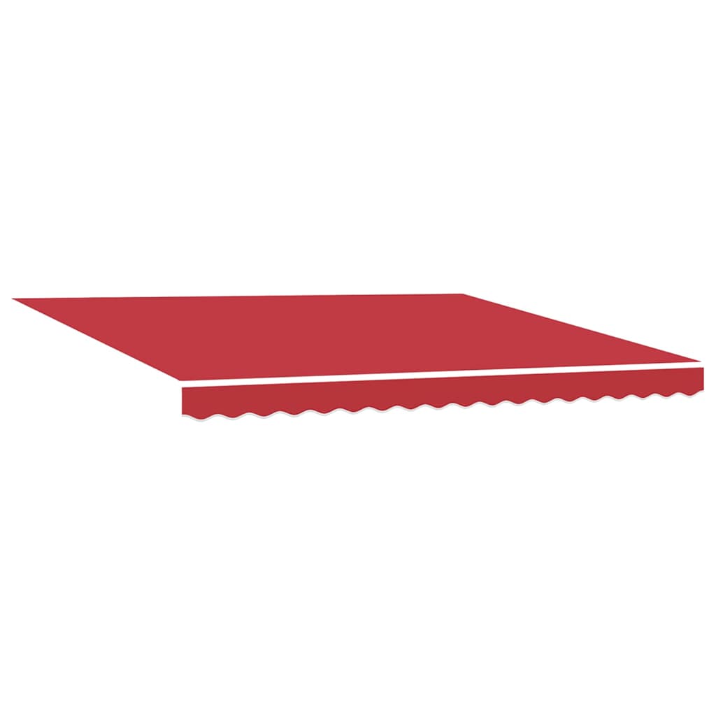 Vidaxl vervangend zonneschermdoek voor 4x3 m rood polyester