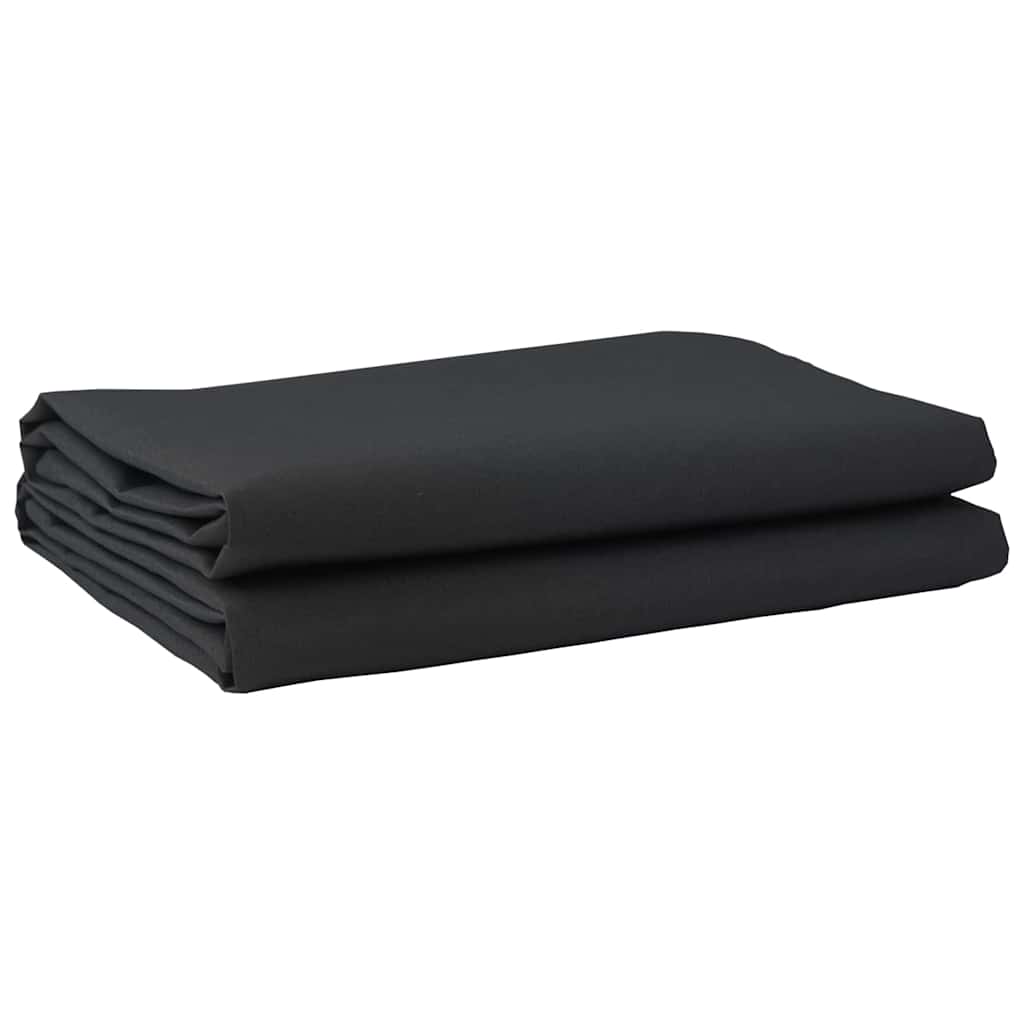 Vidaxl zonnescherm vervangingen zwart 1000 x 160 cm polyester canvas