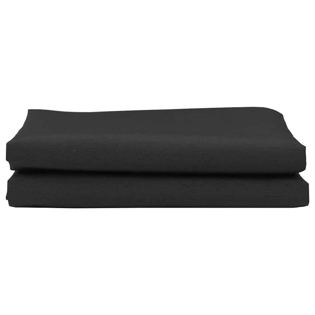 Vidaxl zonnescherm vervangingen zwart 1000 x 160 cm polyester canvas