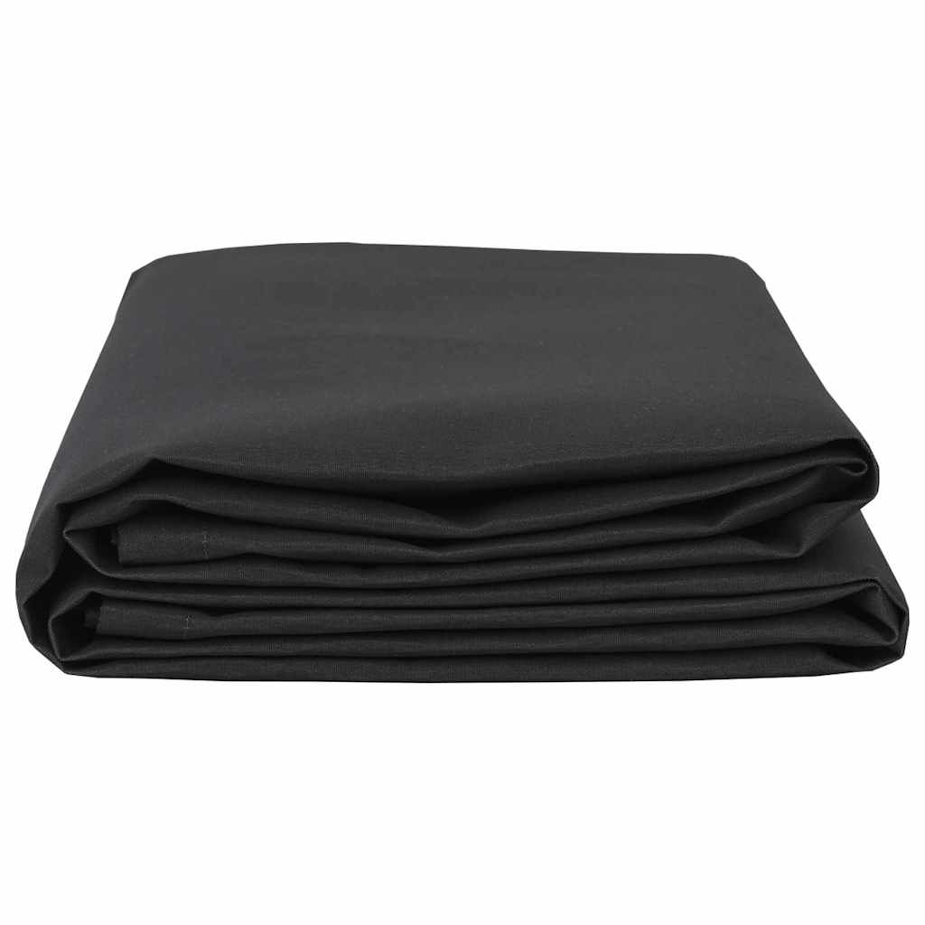Vidaxl zonnescherm vervangingen zwart 1000 x 160 cm polyester canvas