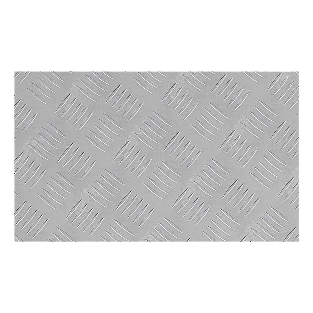 Vidaxl trap tread rechthoekig 4 pcs zilver 50 x 30 cm aluminium