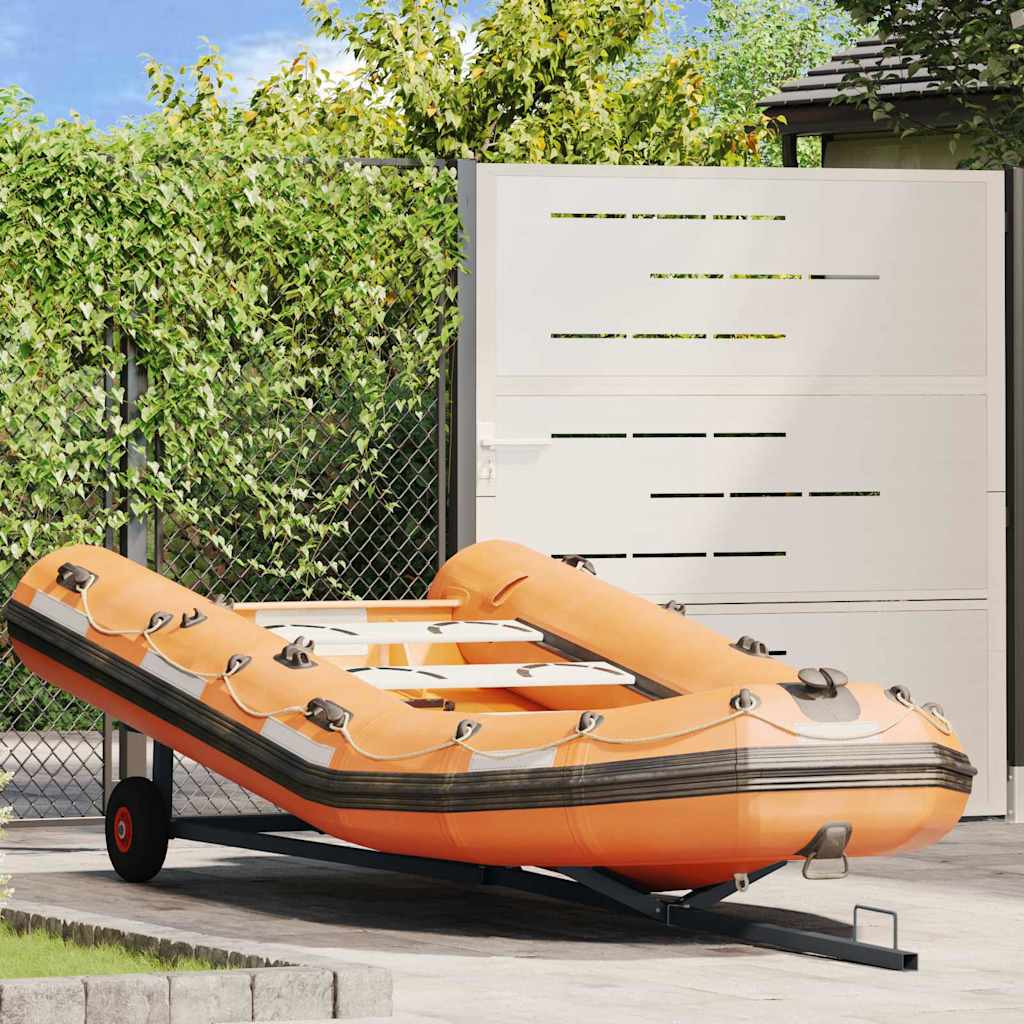 Vidaxl boottrailer zilver 302 x 107 x 42 cm staal
