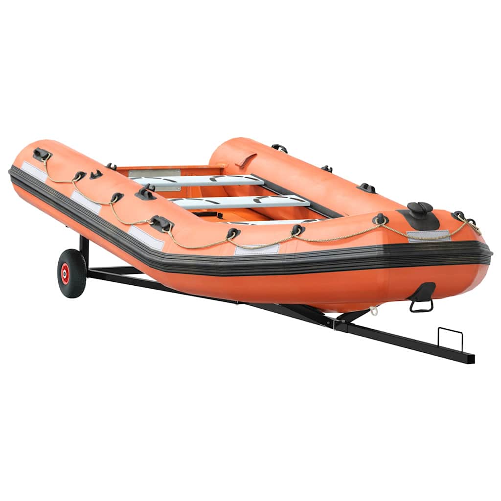 Vidaxl boottrailer zilver 302 x 107 x 42 cm staal