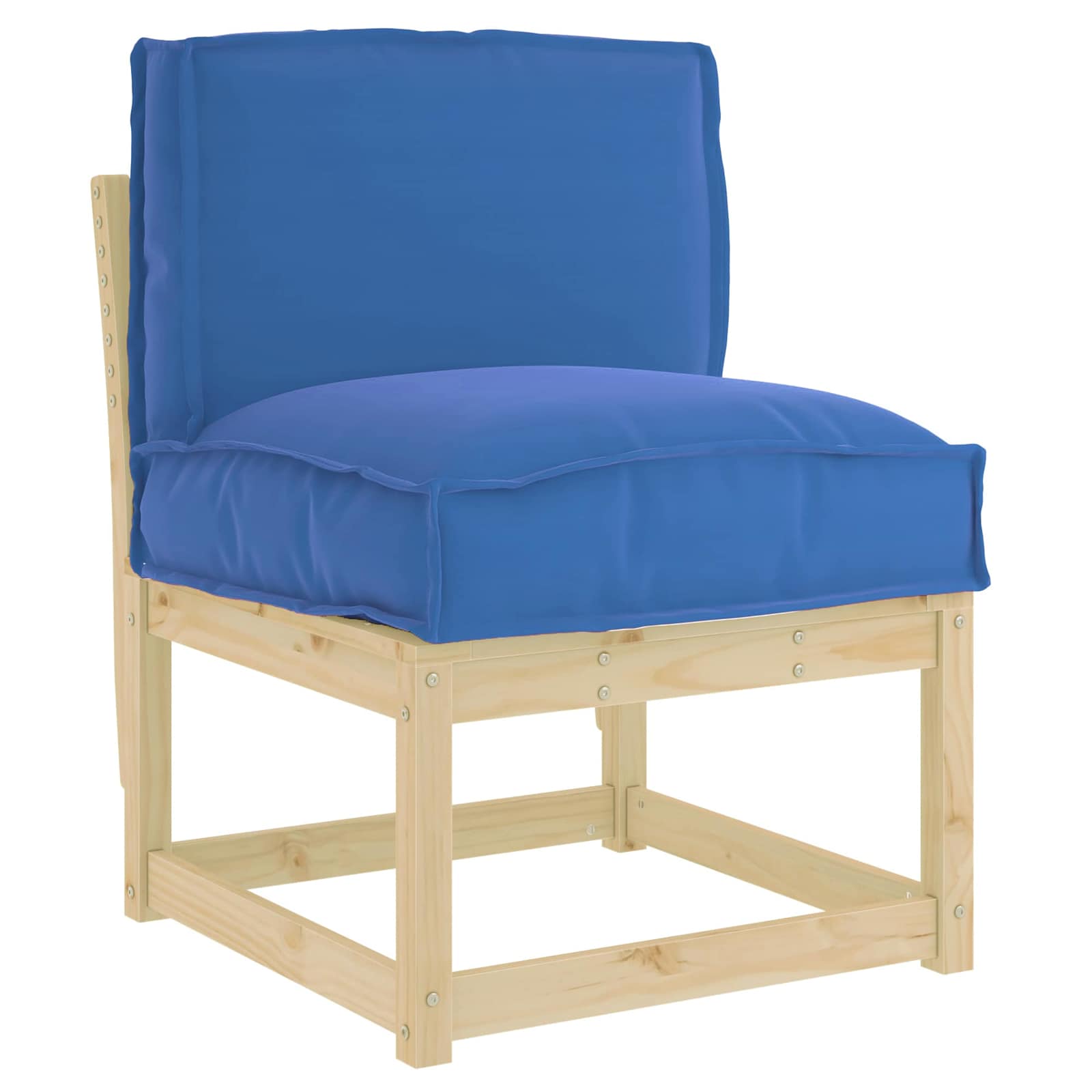 Vidaxl kussen koninklijk blauw 50 x 40 x 12 cm oxford stof