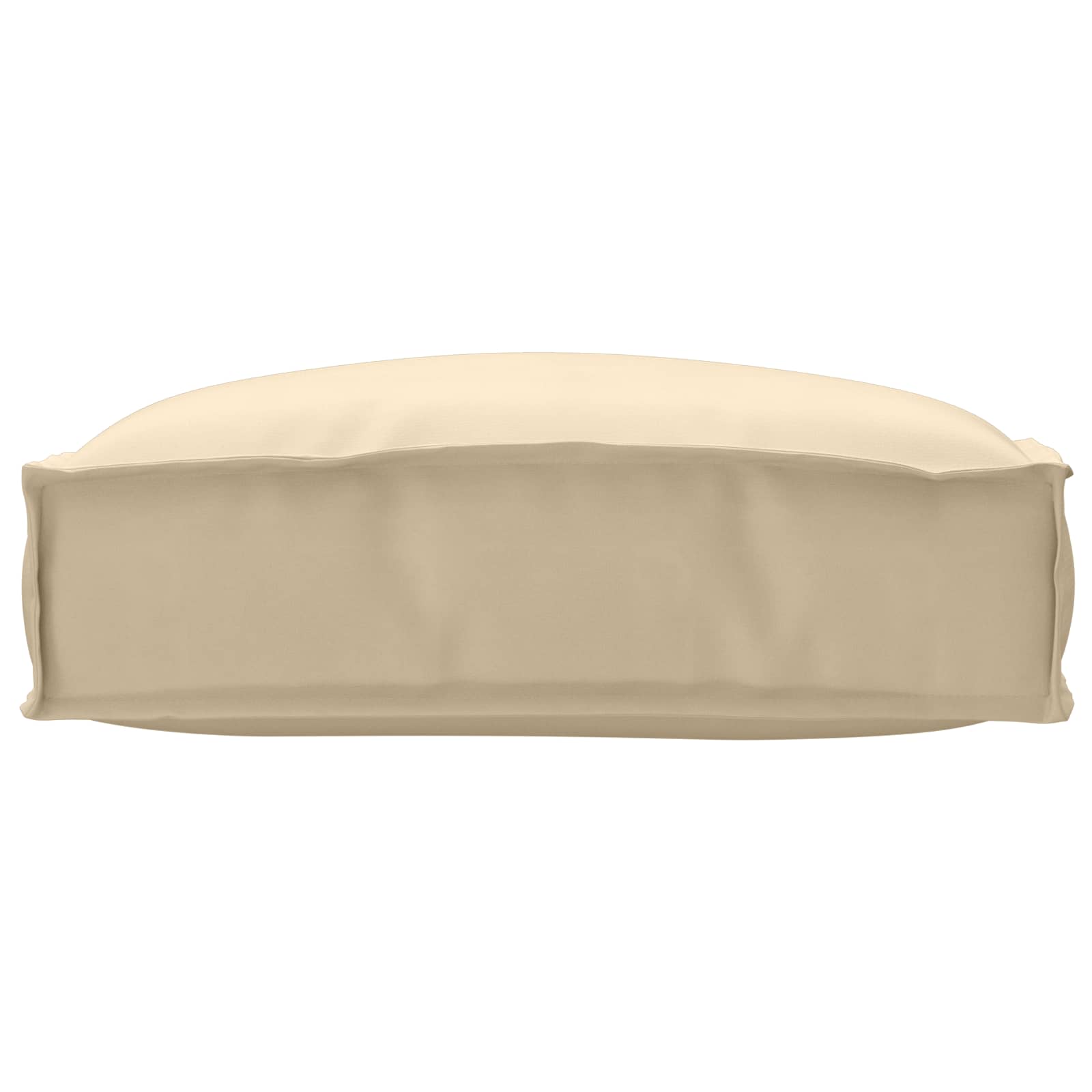 Vidaxl kussen beige 50 x 50 x 12 cm oxford stof