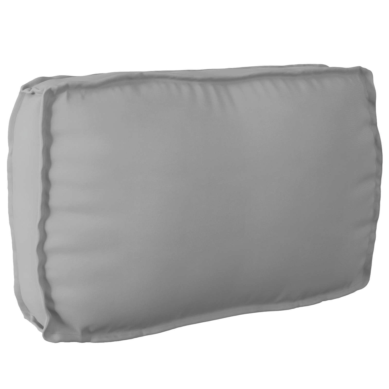 Vidaxl kussen grijs 70 x 40 x 12 cm oxford stof