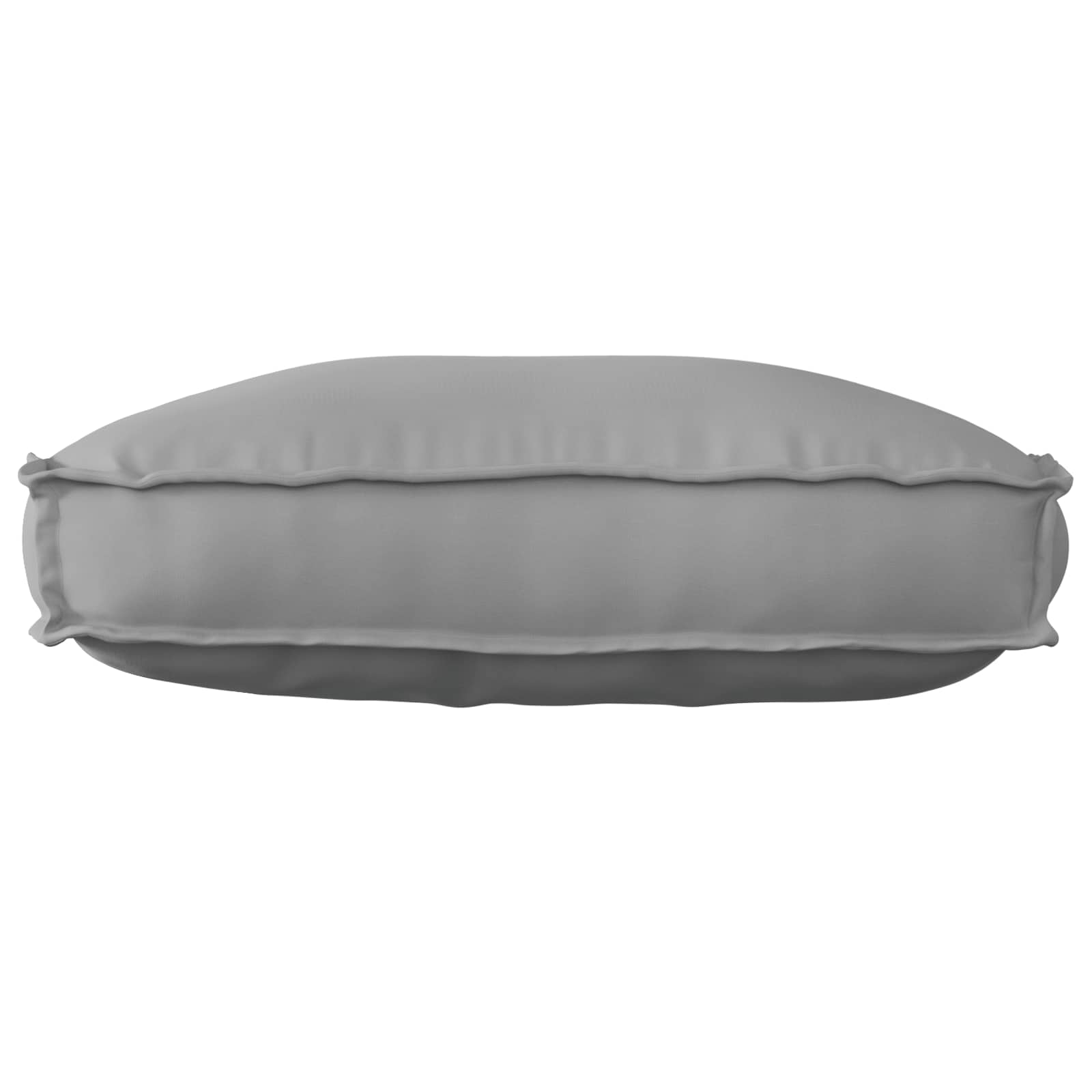 Vidaxl kussen grijs 70 x 40 x 12 cm oxford stof