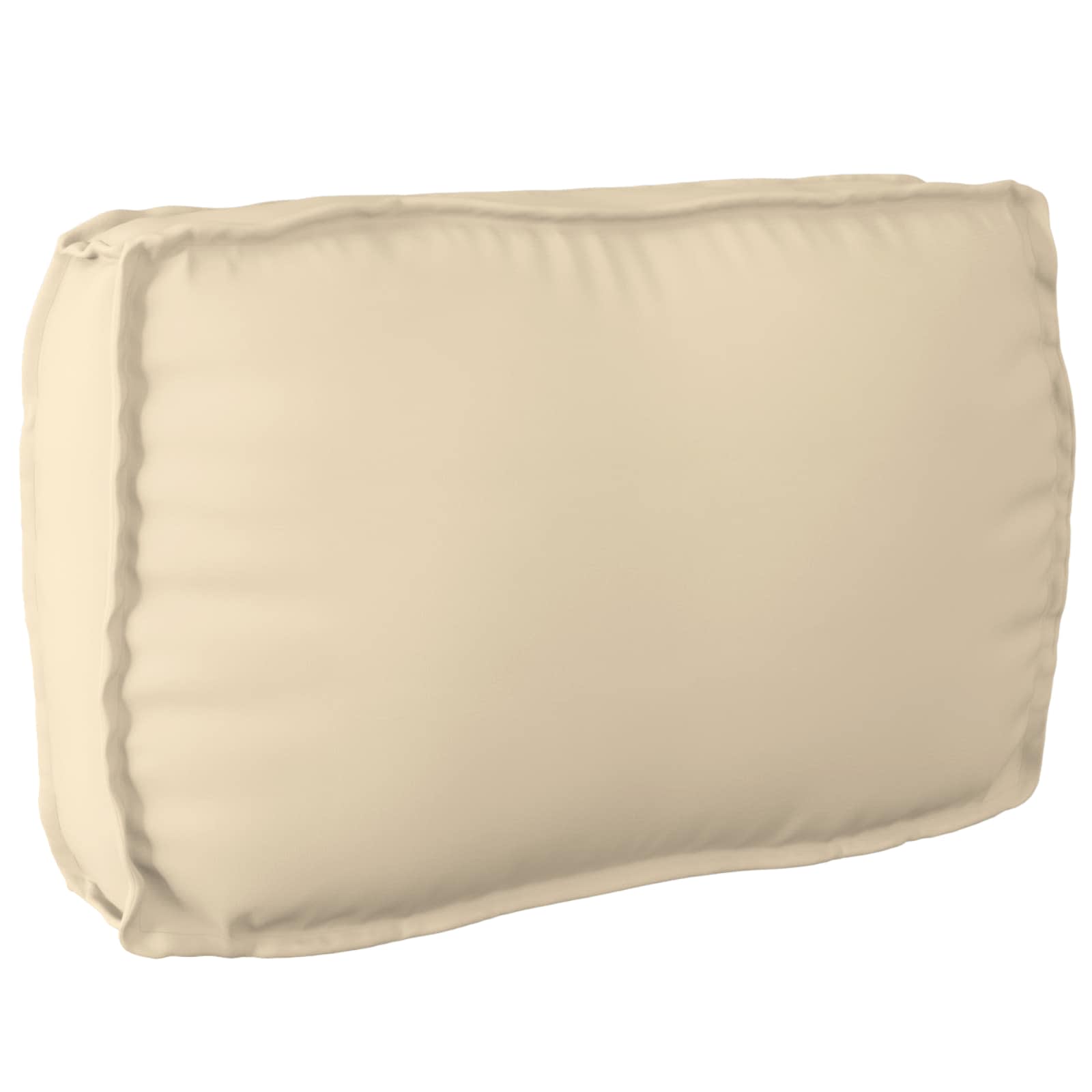 Vidaxl kussen beige 70 x 40 x 12 cm oxford stof
