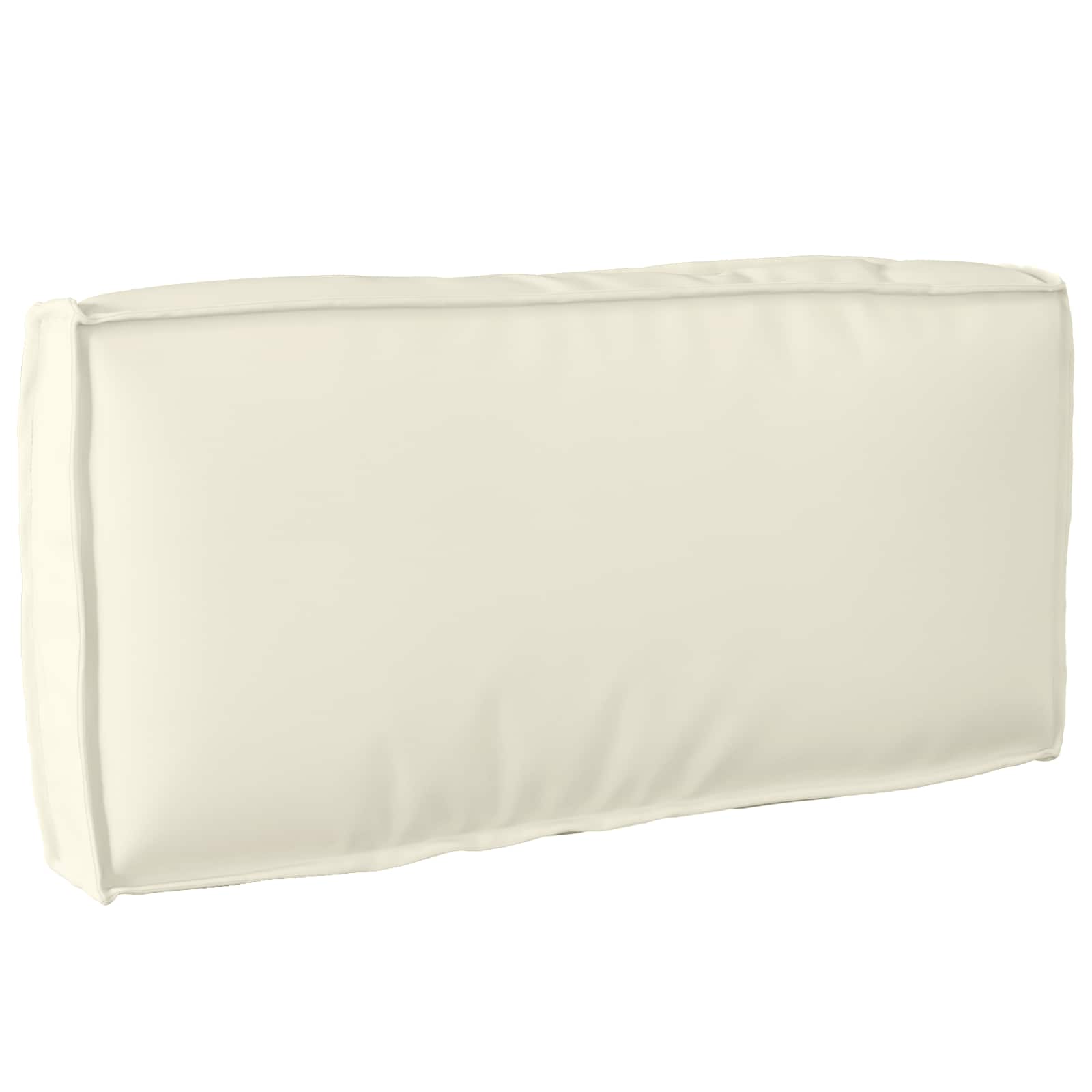 Vidaxl kussen crème 80 x 40 x 12 cm oxford stof