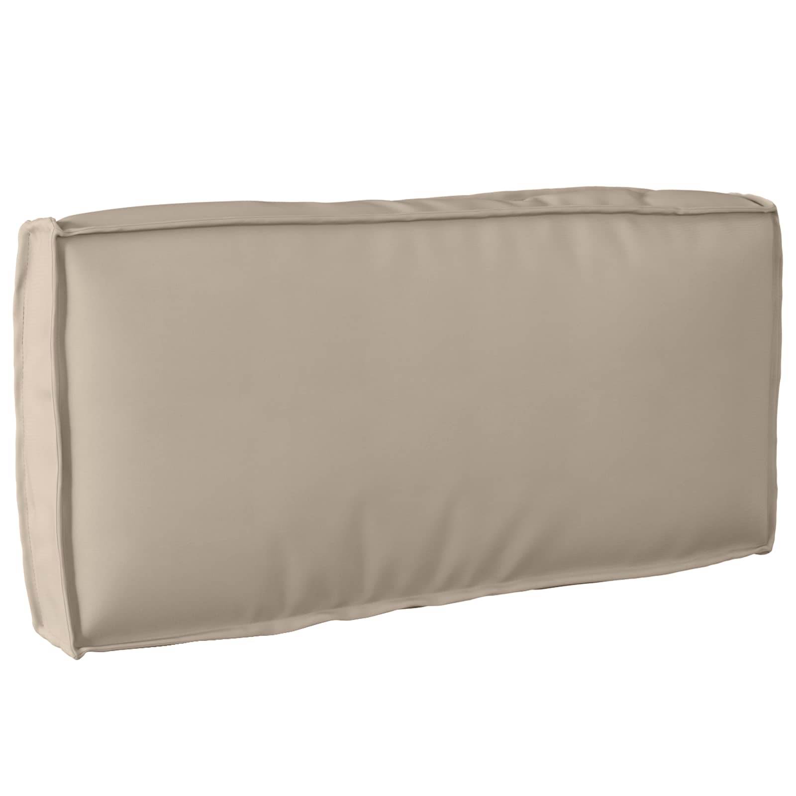Vidaxl kussen taupe 80 x 40 x 12 cm oxford stof