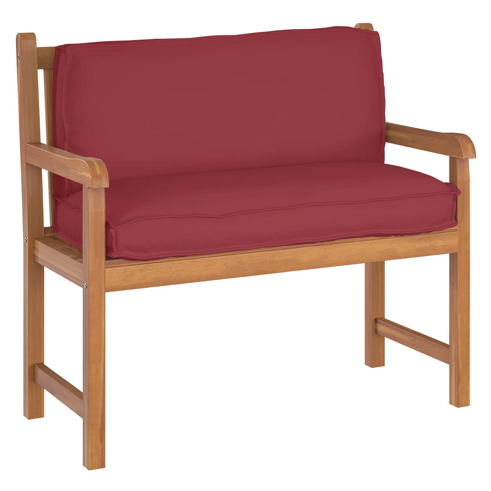 Vidaxl kussen wijnrood 120 x 40 x 12 cm oxford stof