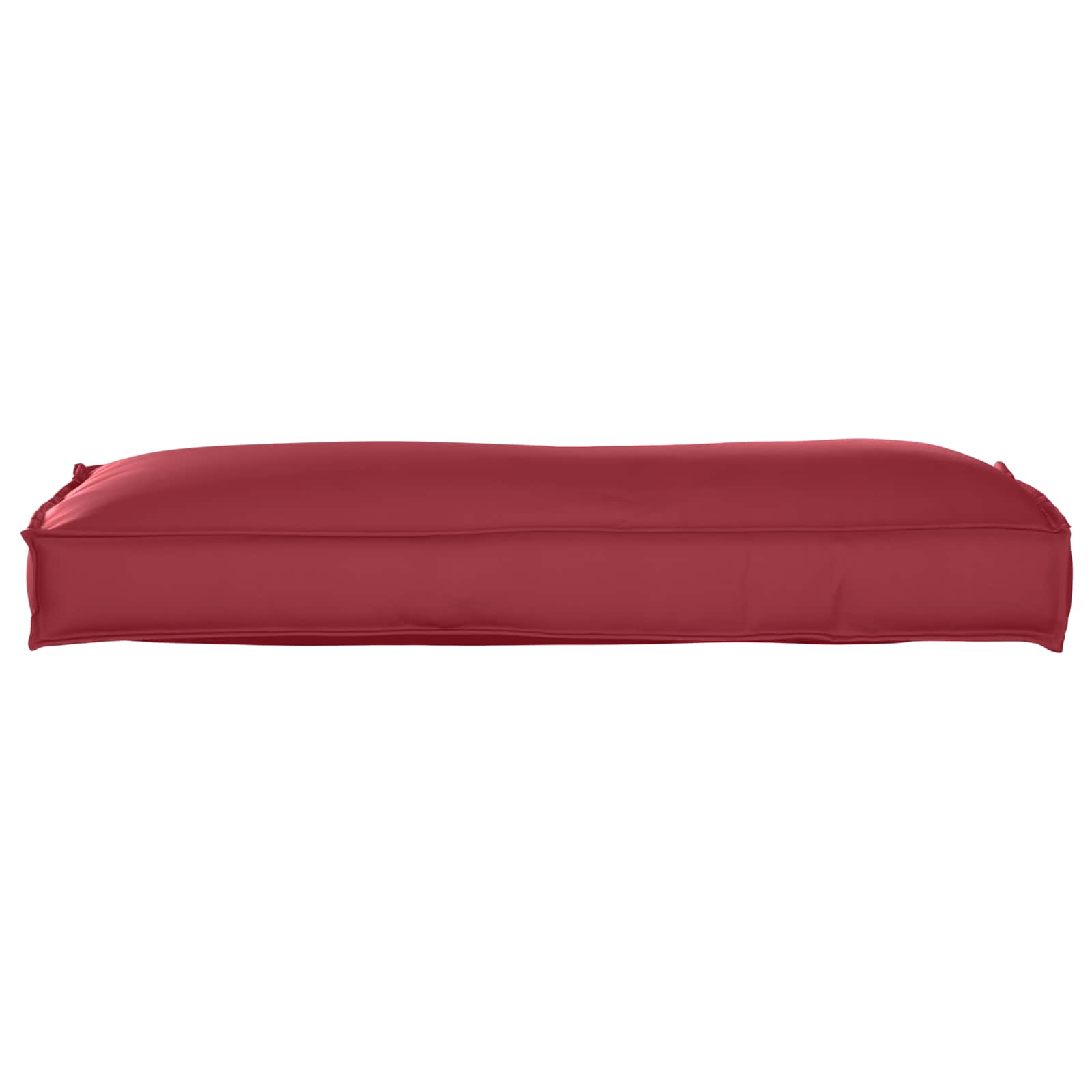 Vidaxl kussen wijnrood 120 x 40 x 12 cm oxford stof