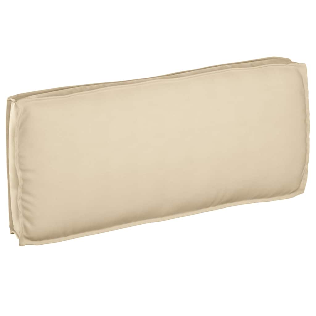 Vidaxl kussen beige 120 x 50 x 12 cm oxford stof