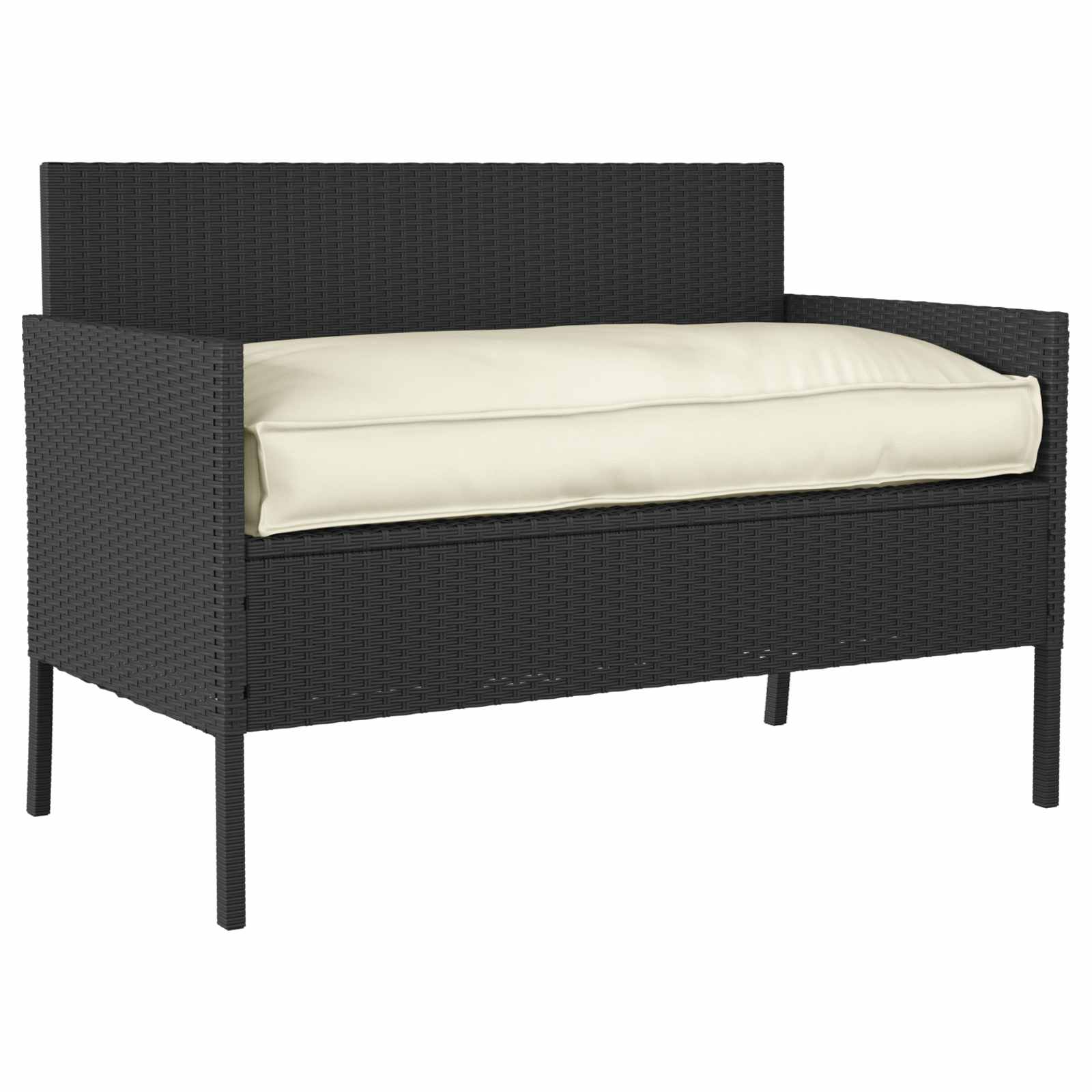 Vidaxl kussen crème 120 x 60 x 12 cm oxford stof