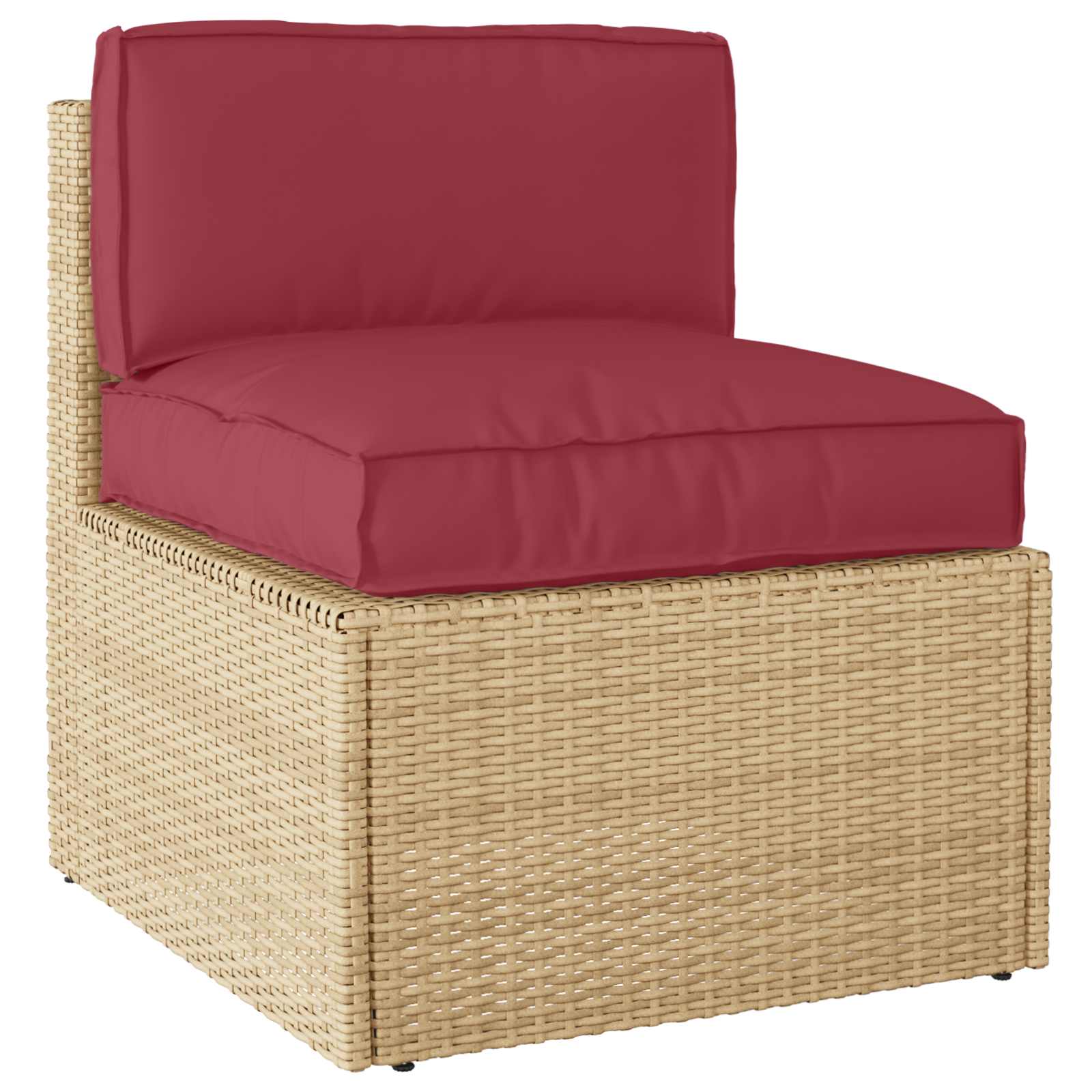Vidaxl kussen wijnrood 80 x 80 x 52 cm oxford stof