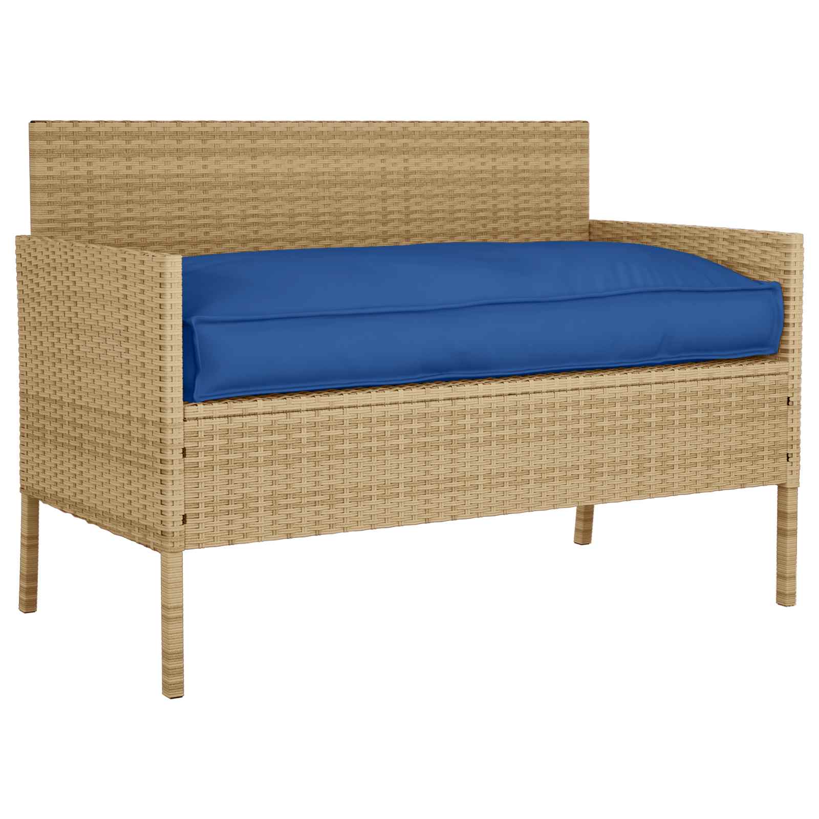 Vidaxl kussen koninklijk blauw 120 x 60 x 12 cm oxford stof
