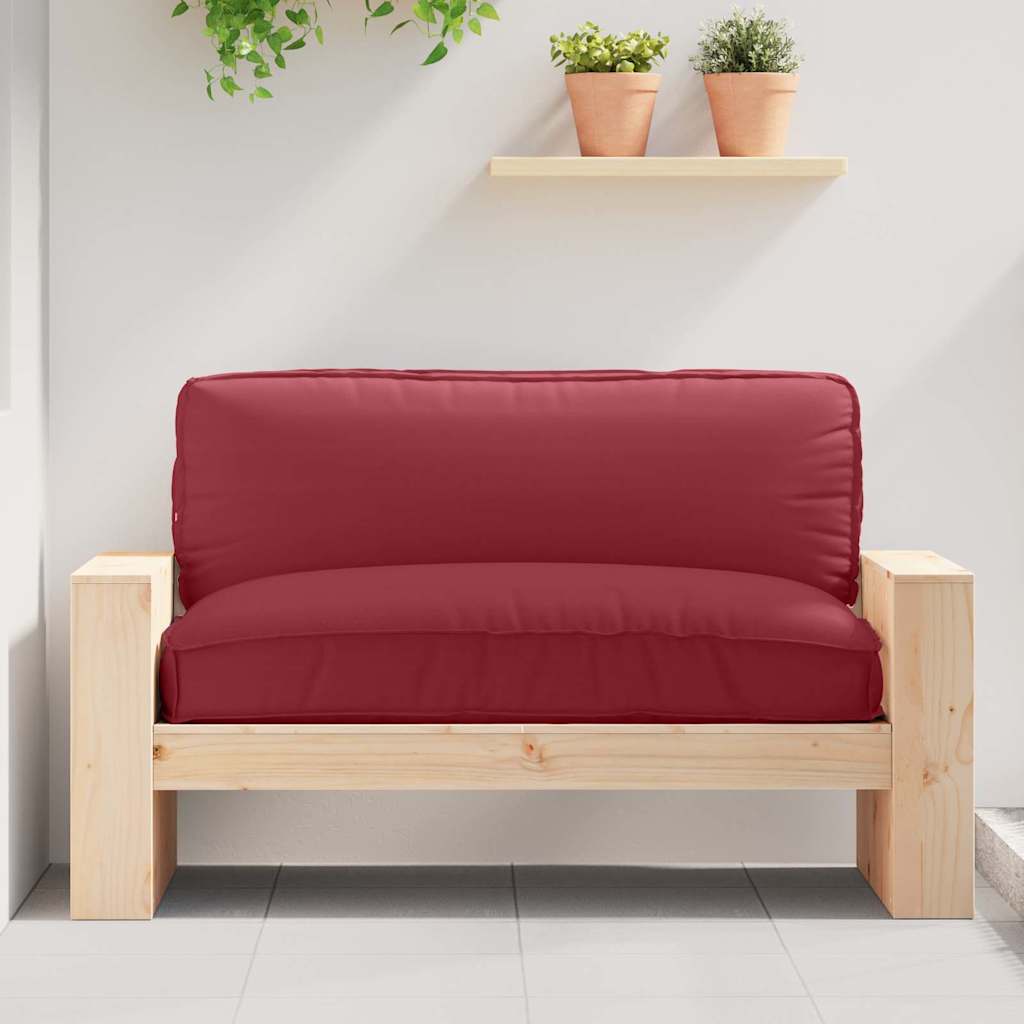 Vidaxl kussen wijnrood 120 x 80 x 12 cm oxford stof