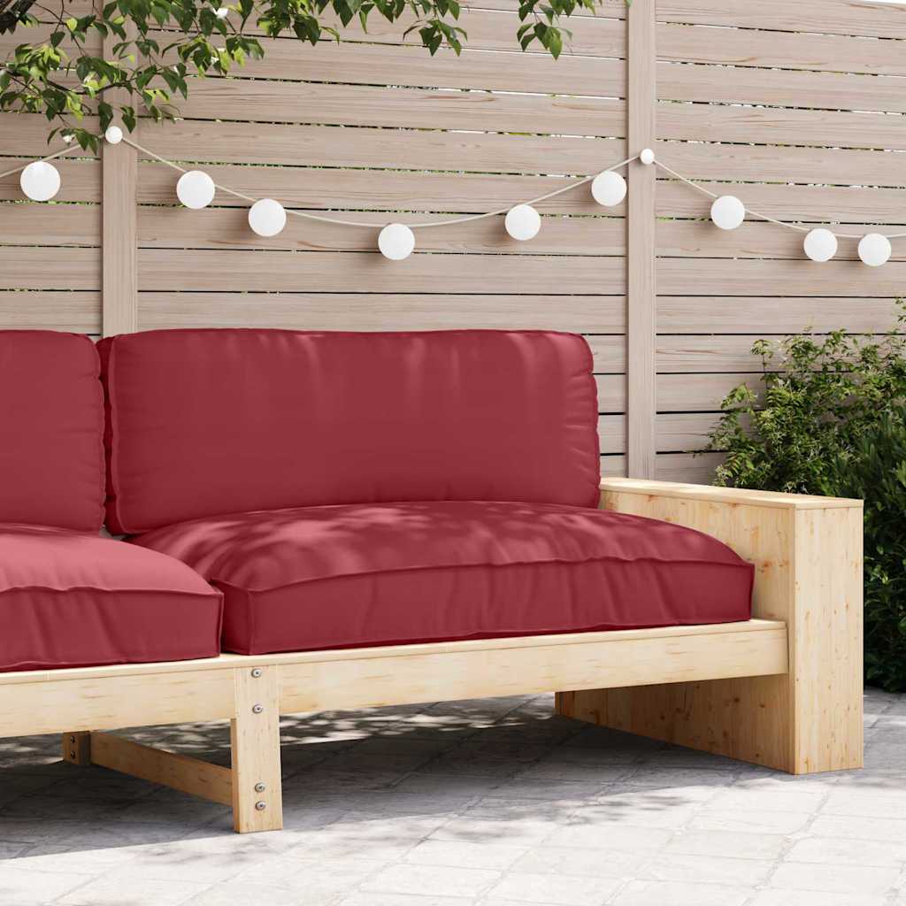 Vidaxl kussen wijnrood 120 x 80 x 12 cm oxford stof