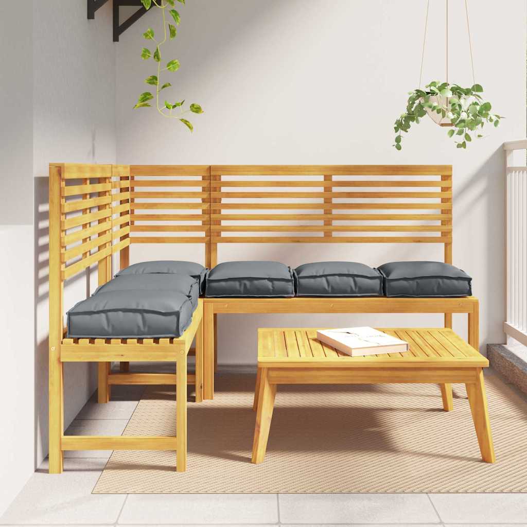Vidaxl kussen 6 pcs antraciet 40 x 40 x 8 cm oxford stof