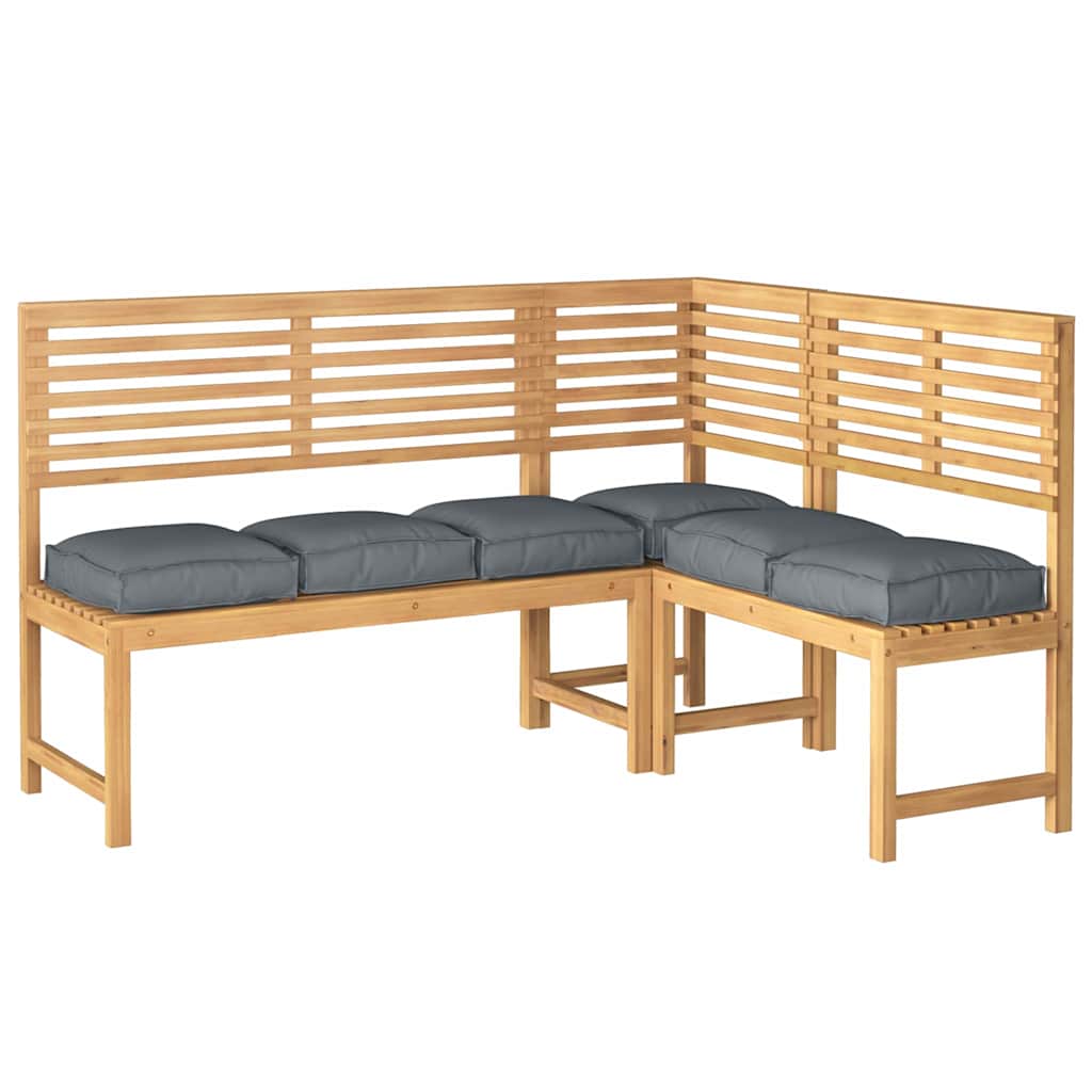 Vidaxl kussen 6 pcs antraciet 40 x 40 x 8 cm oxford stof