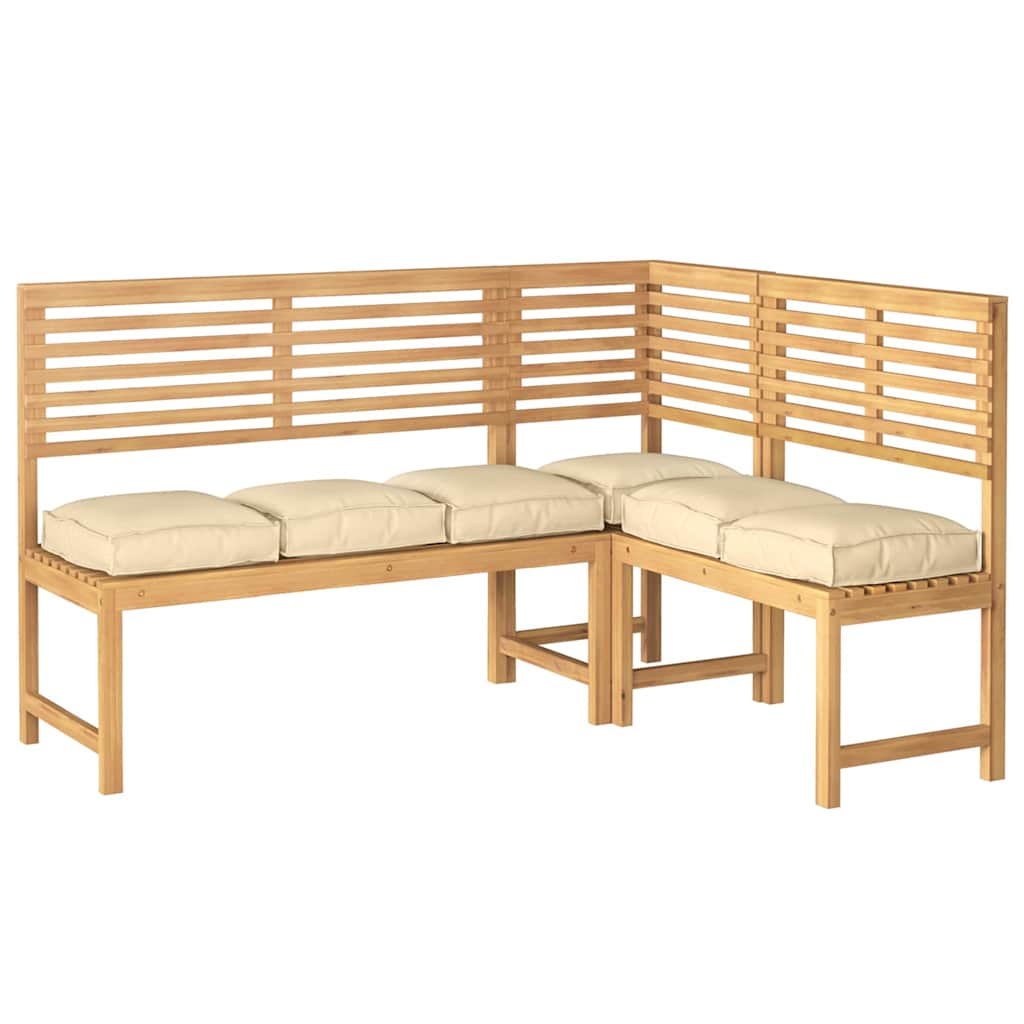 Vidaxl kussen 6 pcs beige 40 x 40 x 8 cm oxford stof
