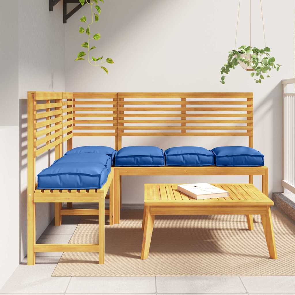 Vidaxl kussen 6 pcs koninklijk blauw 40 x 40 x 8 cm oxford stof