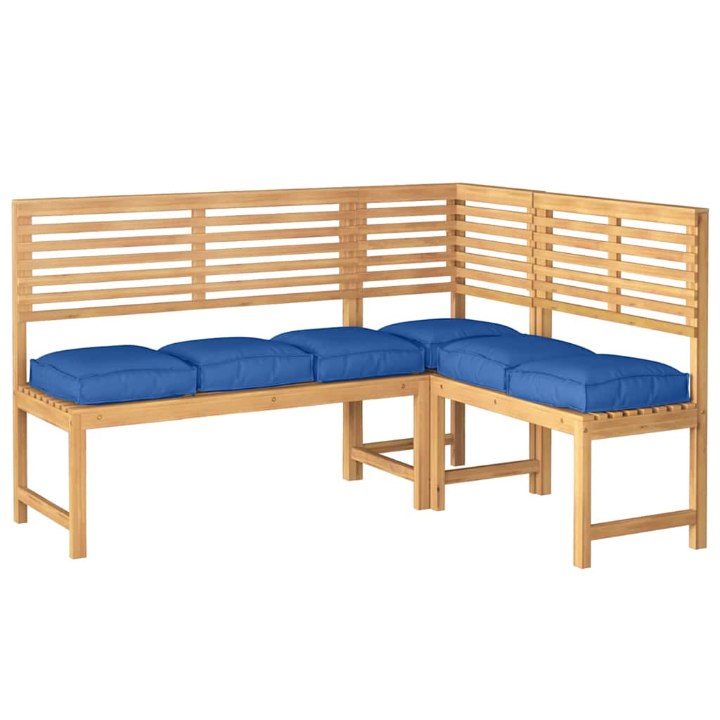 Vidaxl kussen 6 pcs koninklijk blauw 40 x 40 x 8 cm oxford stof