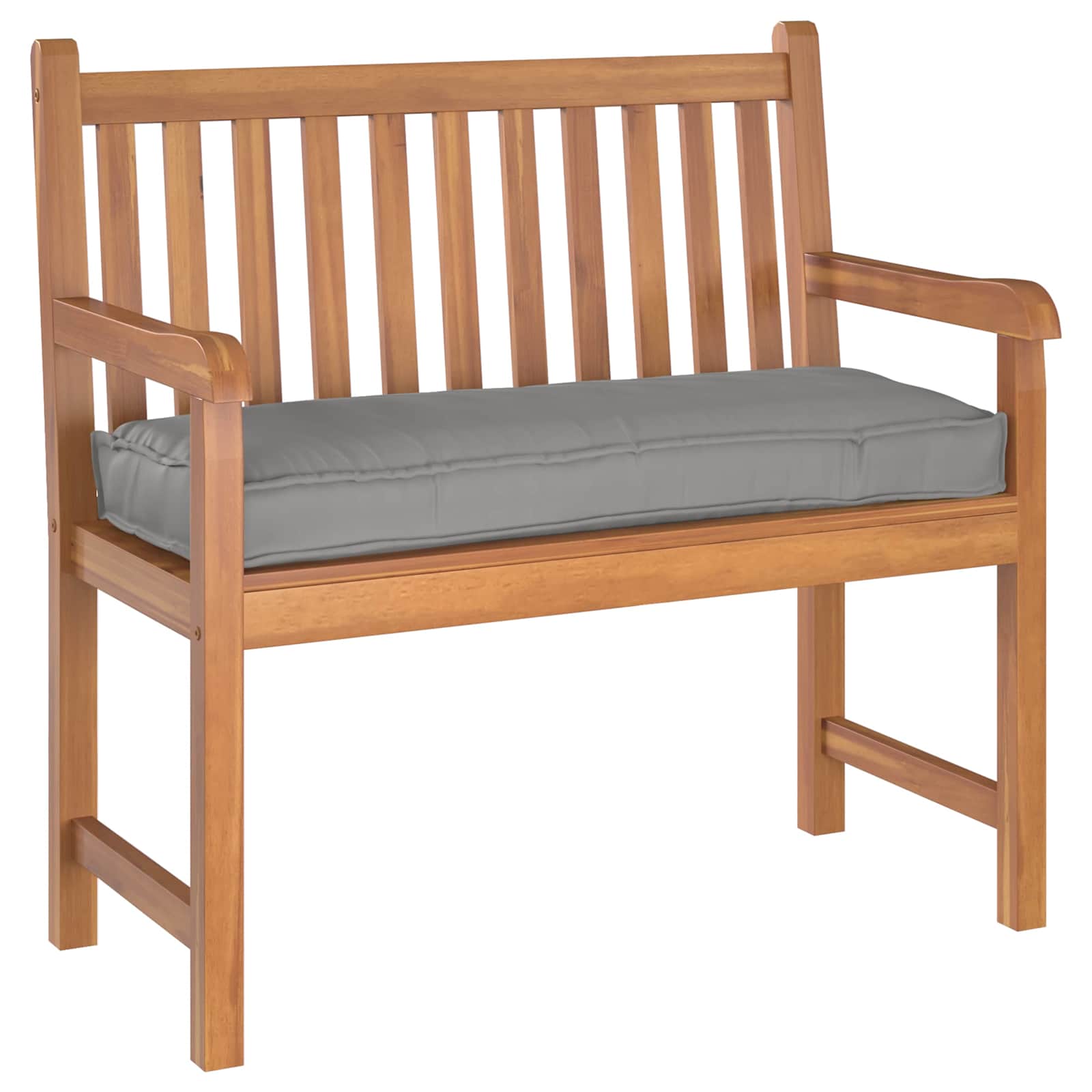 Vidaxl kussen grijs 100 x 40 x 8 cm oxford stof