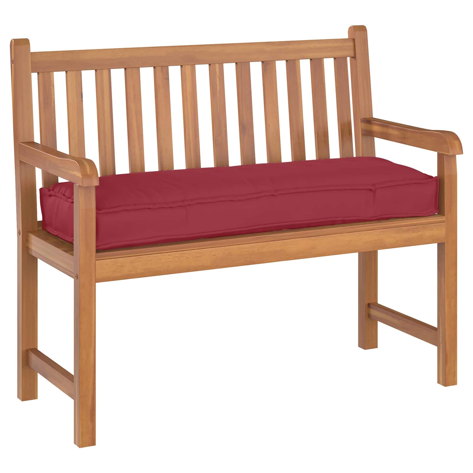 Vidaxl kussen wijnrood 120 x 40 x 8 cm oxford stof