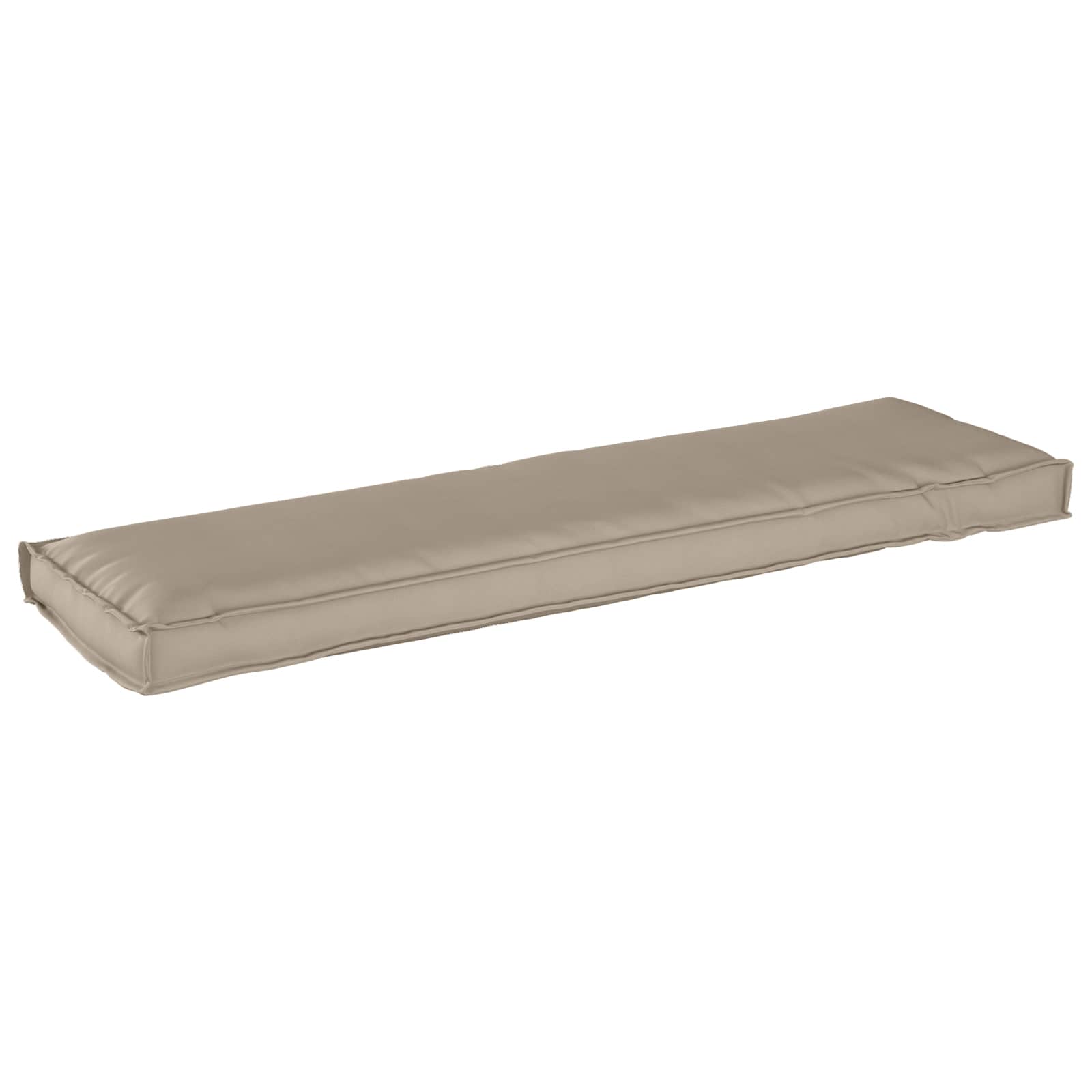 Vidaxl kussen taupe 140 x 40 x 8 cm oxford stof
