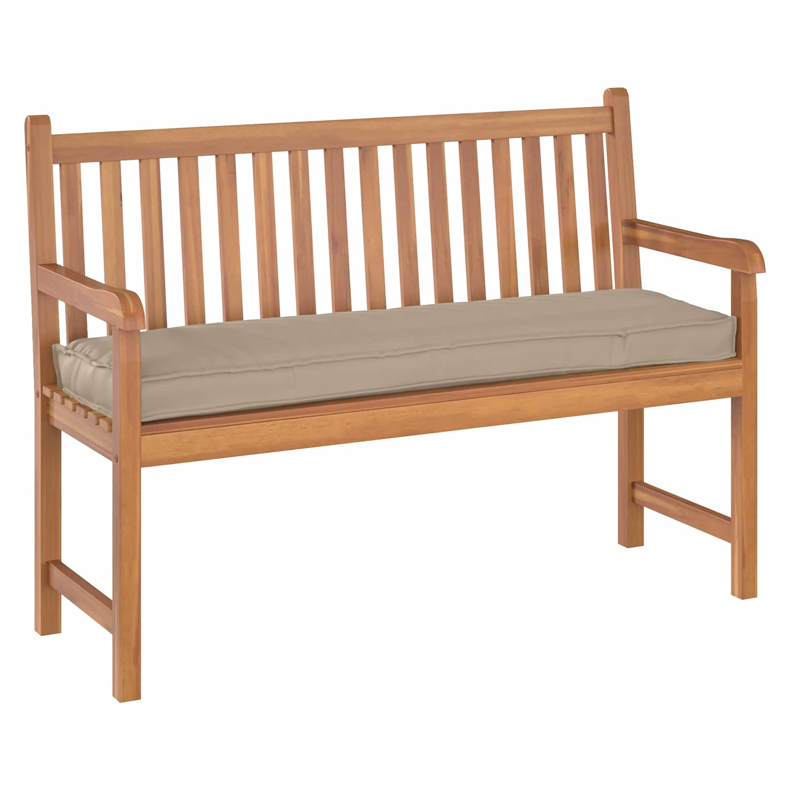 Vidaxl kussen taupe 140 x 40 x 8 cm oxford stof