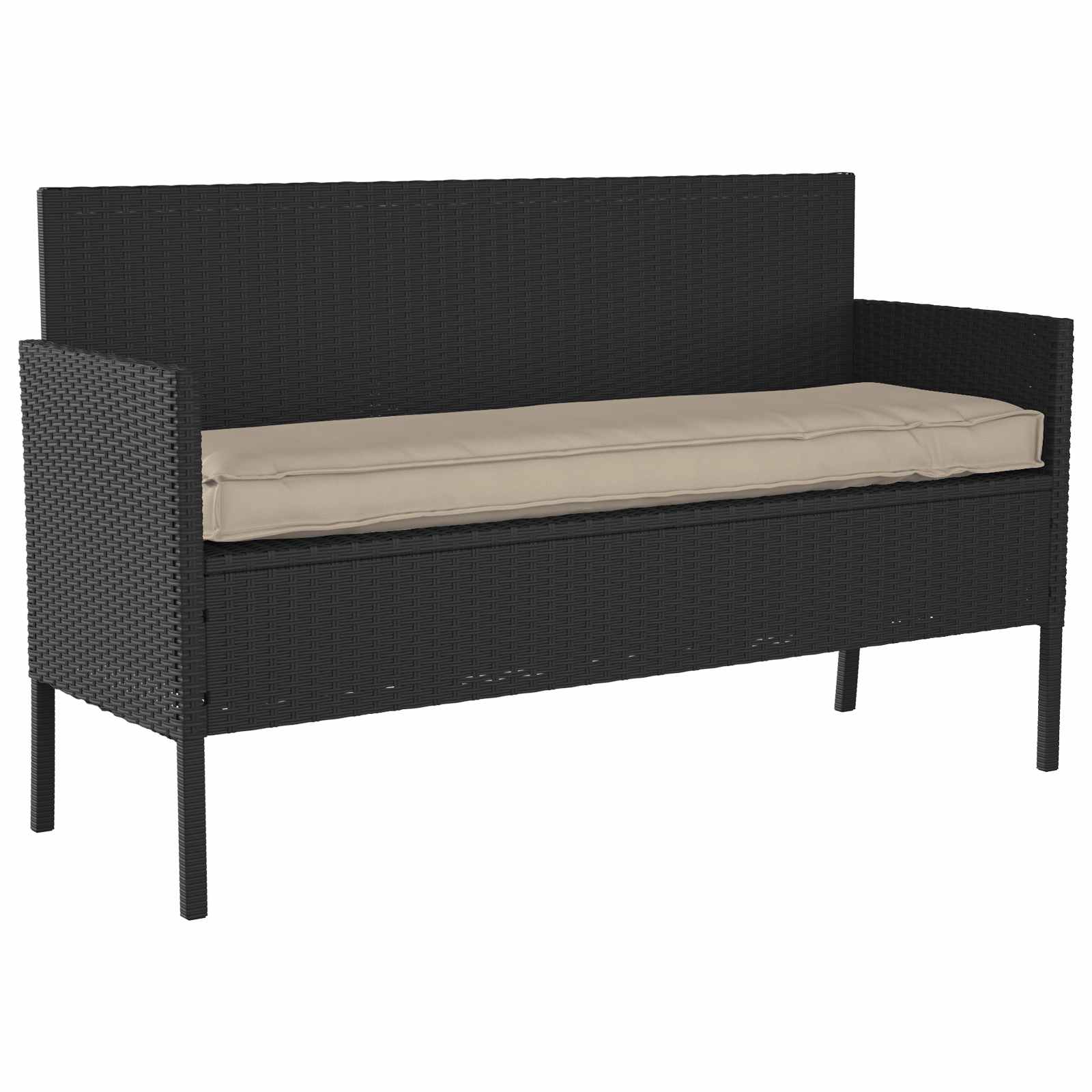 Vidaxl kussen taupe 140 x 40 x 8 cm oxford stof