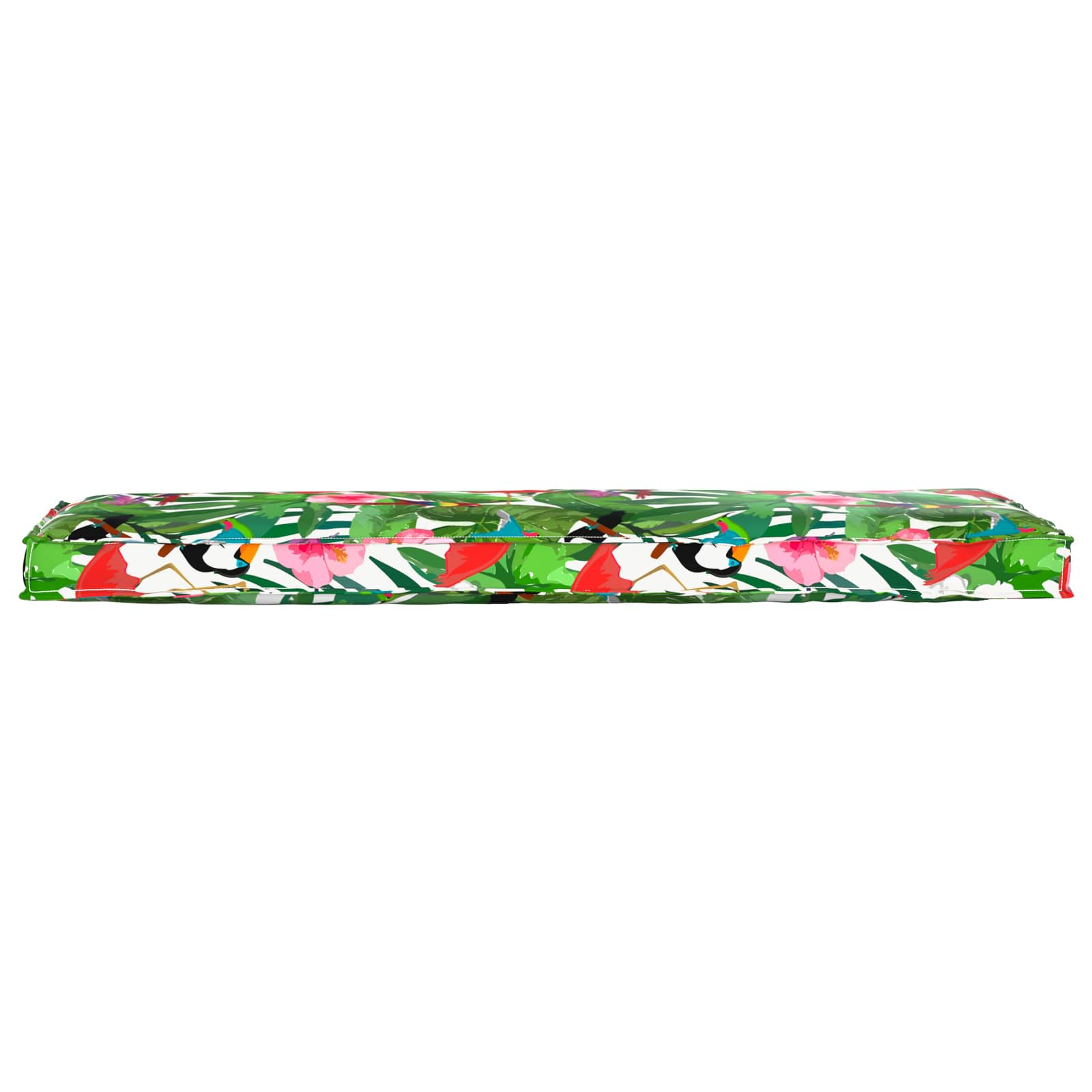 Vidaxl kussen bloemen multikleur 140 x 40 x 8 cm oxford stof