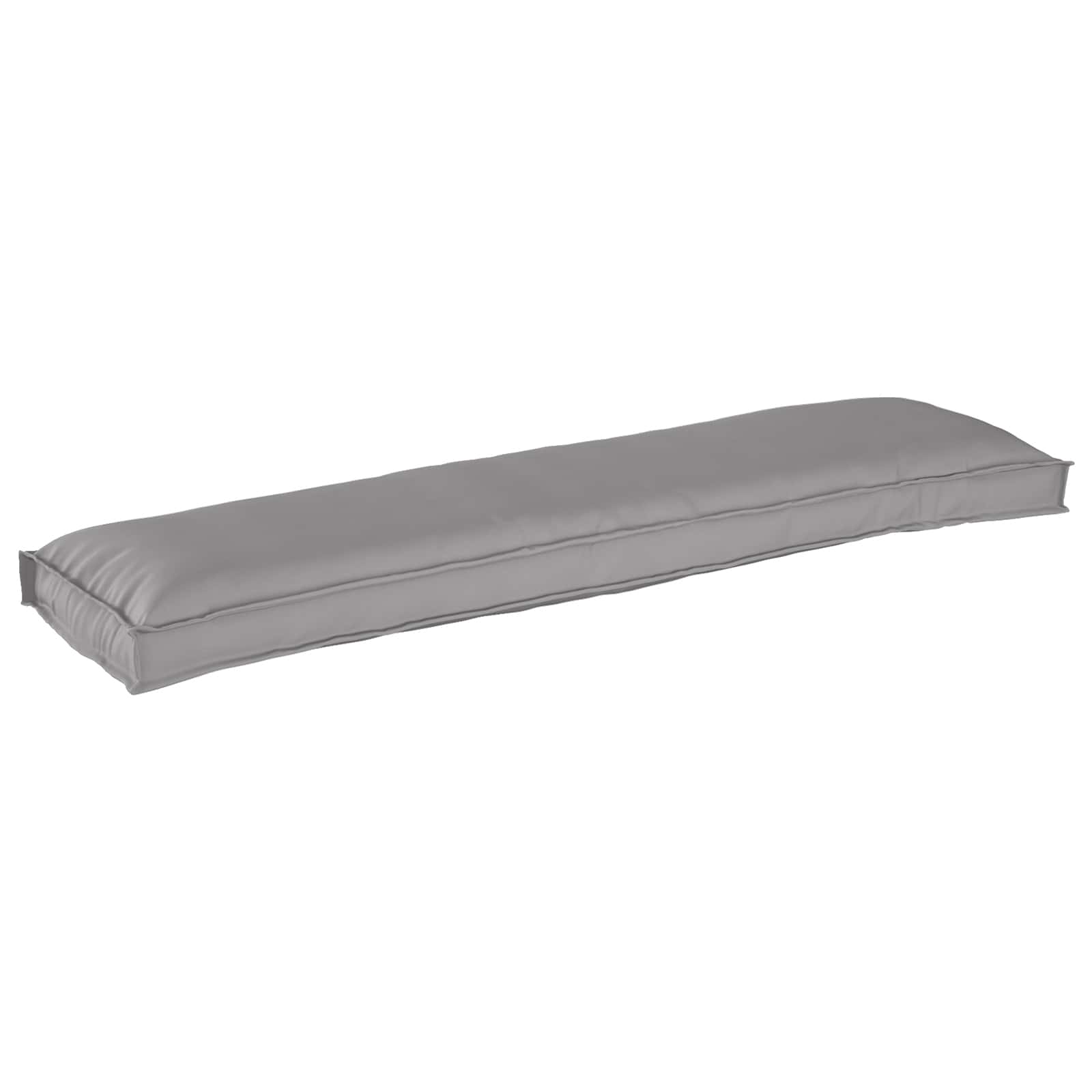 Vidaxl kussen grijs 150 x 40 x 8 cm oxford stof