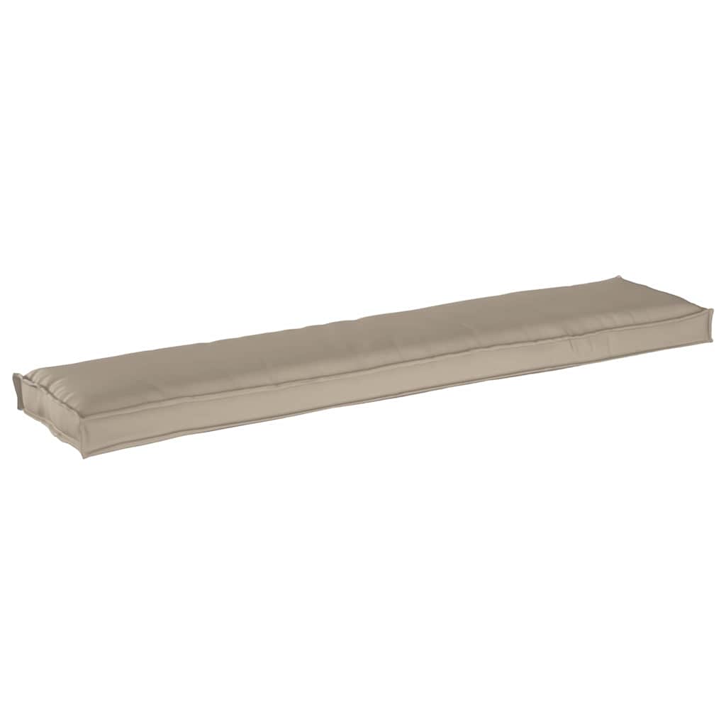 Vidaxl palet kussen taupe 180 x 40 x 8 cm oxford stof