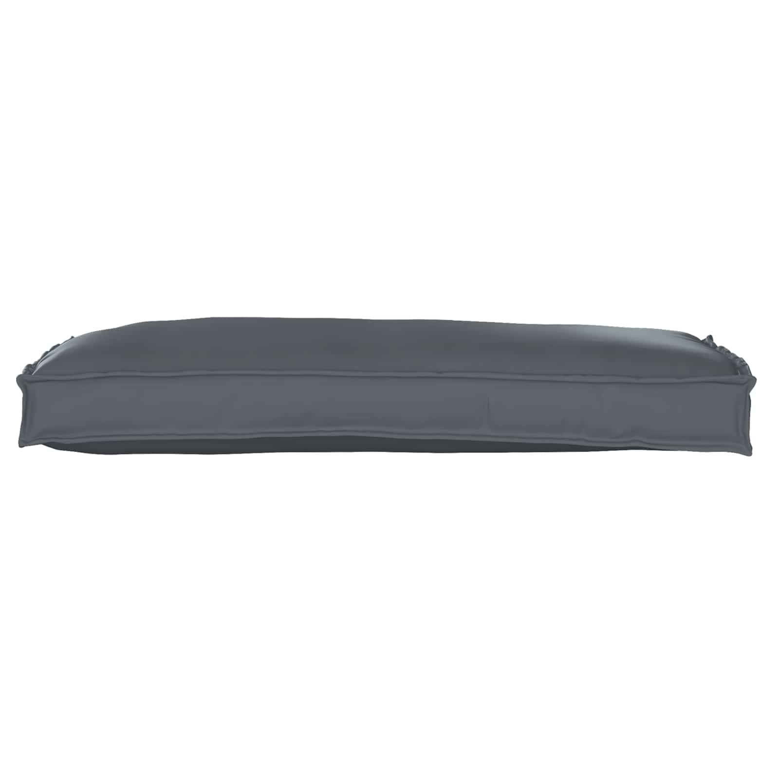 Vidaxl pallet kussen set 2 pcs antraciet 100 x 40 x 8 cm oxford stof