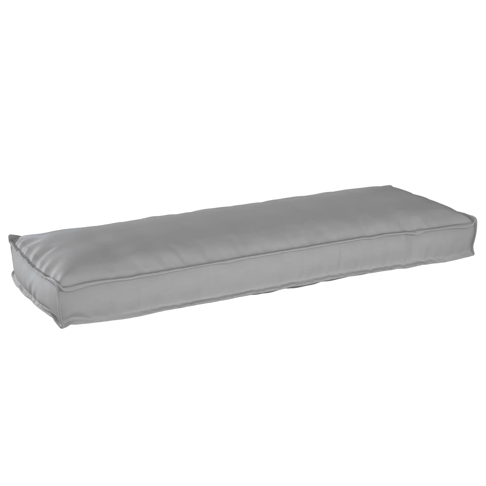 Vidaxl pallet kussen set 2 pcs grijs 120 x 40 x 8 cm oxford stof