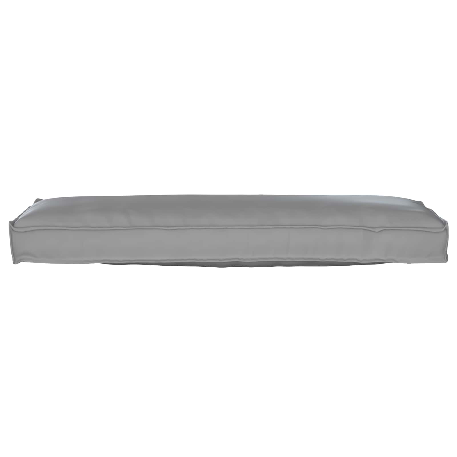 Vidaxl pallet kussen set 2 pcs grijs 120 x 40 x 8 cm oxford stof