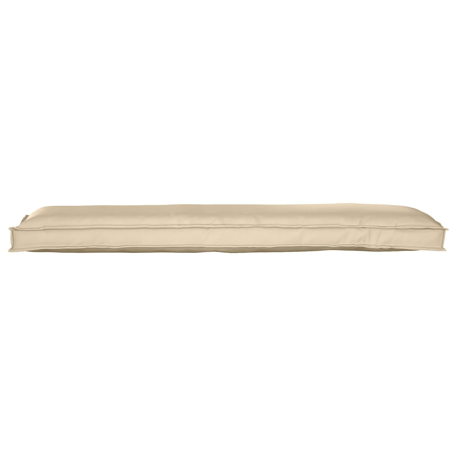 Vidaxl pallet kussen set 2 pcs beige 150 x 40 x 8 cm oxford stof