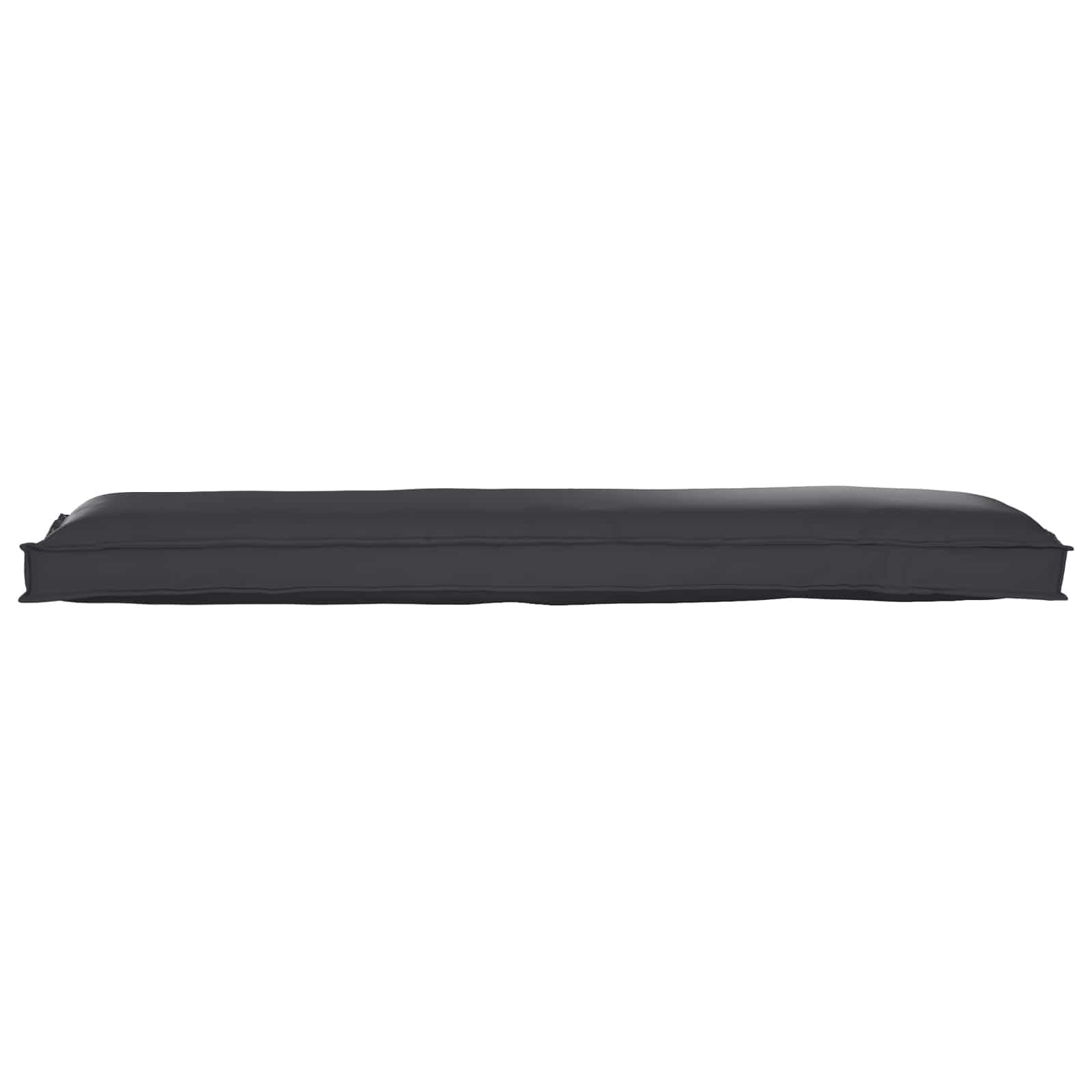 Vidaxl pallet kussen set 2 pcs zwart 150 x 40 x 8 cm oxford stof