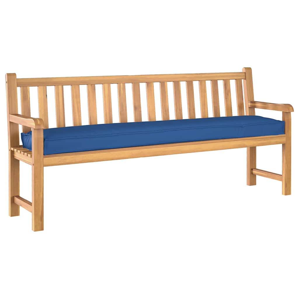 Vidaxl pallet kussen set 2 pcs koninklijk blauw 180 x 40 x 8 cm