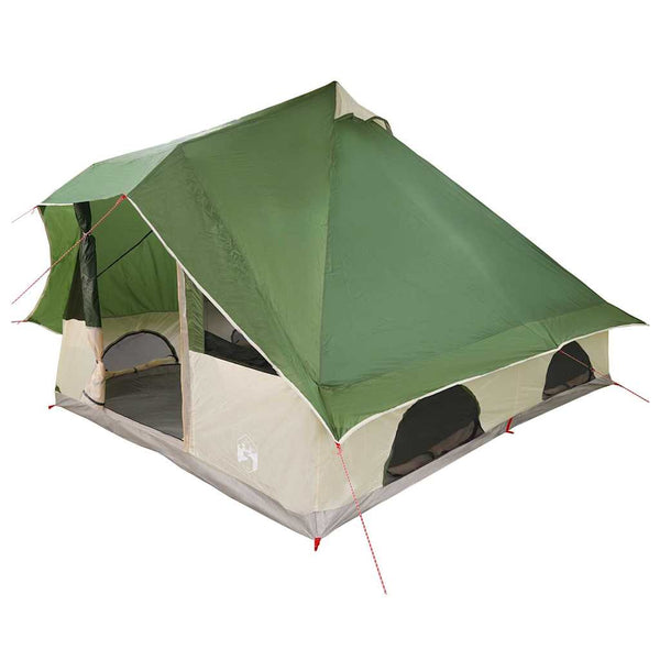 Vidaxl tipi tent 8-persoons groen taft