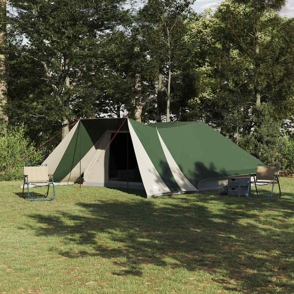 Vidaxl tipi tent 12-persoons groen taft