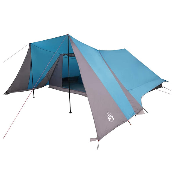 Vidaxl tipi tent 12-persoons blauw taft