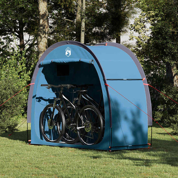 Vidaxl fietstent blauw 210 x 90 x 174 cm