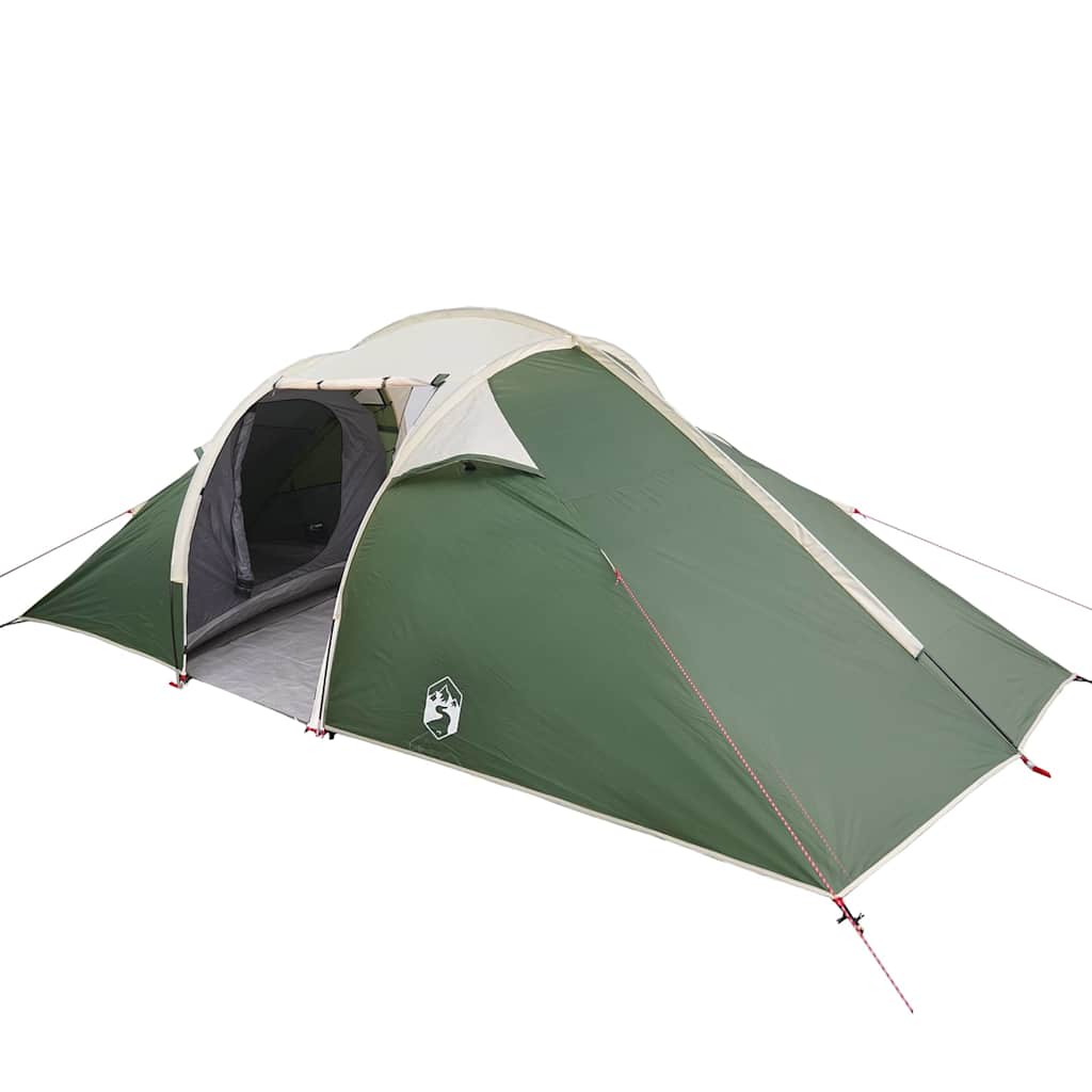 Vidaxl tunnel tent met dak met opslag groen 510 x 240 x 156 cm taft
