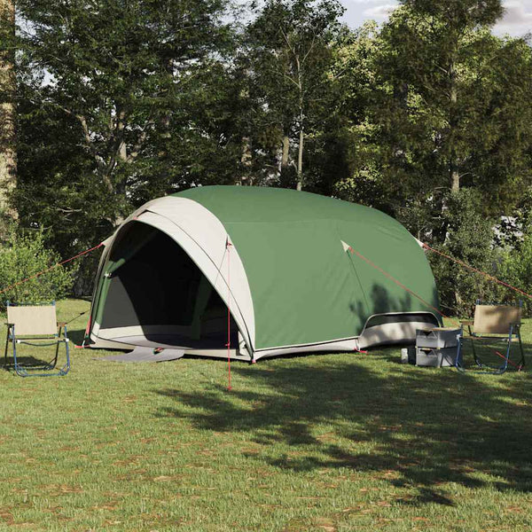 Vidaxl tunnel tent 6-persoons groen taft waterdicht