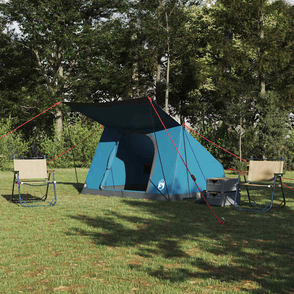 Vidaxl camping tent 2-persoons blauw taft waterdicht